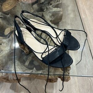 Nine West strappy black sandals